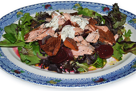 Salar Smoked Salmon, Beetroot and Red Onion Salad